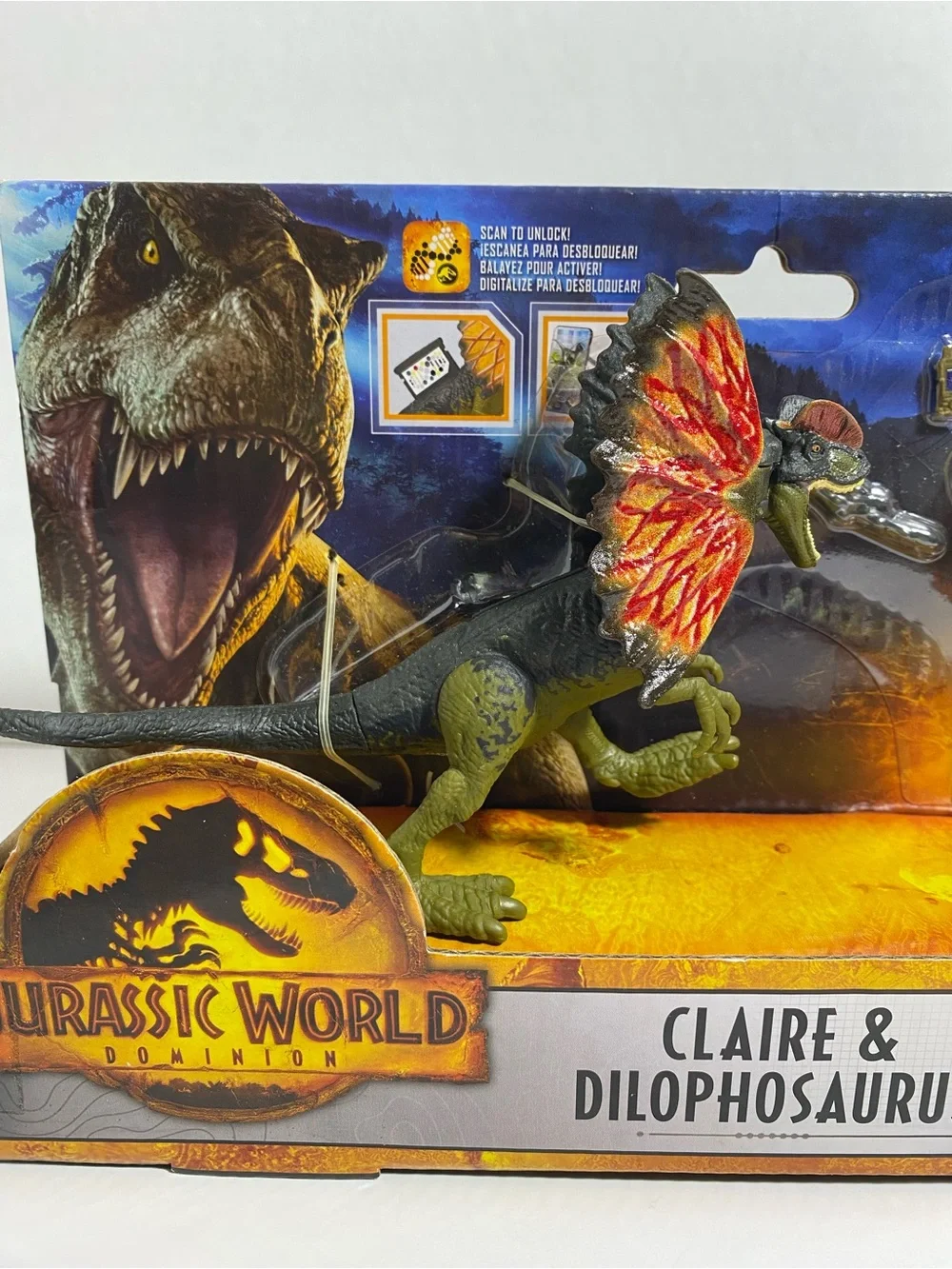 JURASSIC WORLD DOMINION CLAIRE &DILOPHOSAURUS 2021